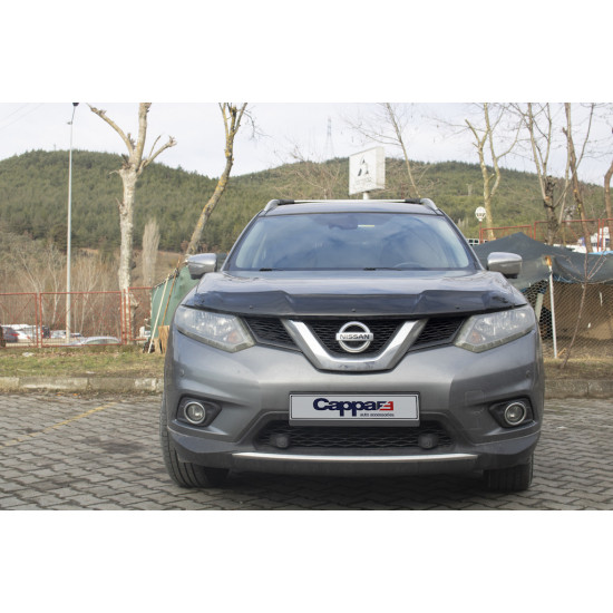 Дефлектор капоту (EuroCap) для Nissan X-trail T32 / Rogue 2014-2021 рр