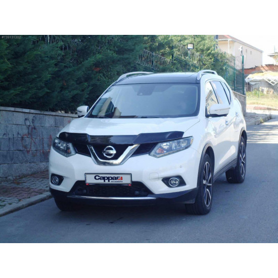 Дефлектор капоту (EuroCap) для Nissan X-trail T32 / Rogue 2014-2021 рр