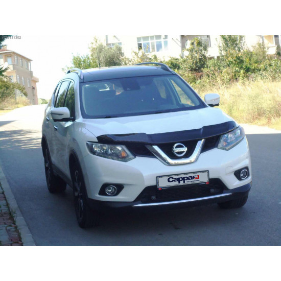 Дефлектор капоту (EuroCap) для Nissan X-trail T32 / Rogue 2014-2021 рр