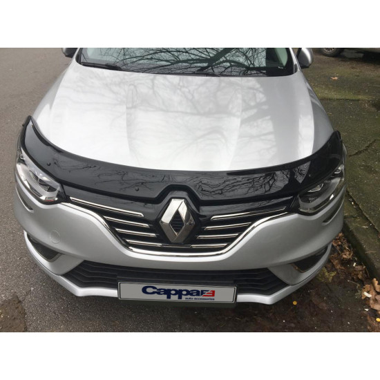 Дефлектор капоту (EuroCap) для Renault Megane IV 2016-2022 рр Дефлектор капоту (EuroCap) для Renault Megane IV 2016-2022 рр