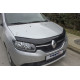 Дефлектор капоту (EuroCap) для Renault Logan II 2013-2022 рр