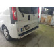 Накладка на задній бампер EuroCap (ABS) для Renault Trafic 2001-2015 рр