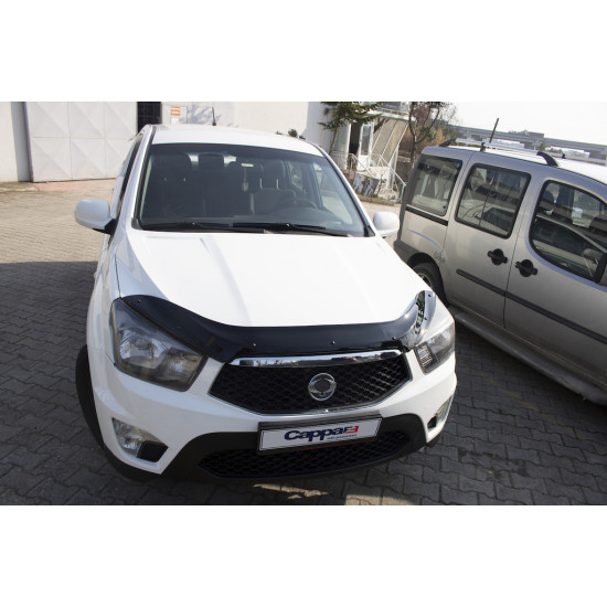 Дефлектор капота 2013-2024 (EuroCap) для SsangYong Korando