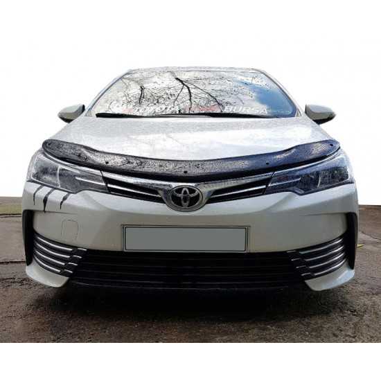 Дефлектор капоту (EuroCap) для Toyota Corolla 2013-2019 рр