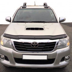 Дефлектор капота 2011-2015 (EuroCap) для Toyota Hilux рр