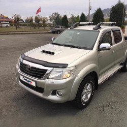 Дефлектор капота 2011-2015 (EuroCap) для Toyota Hilux рр