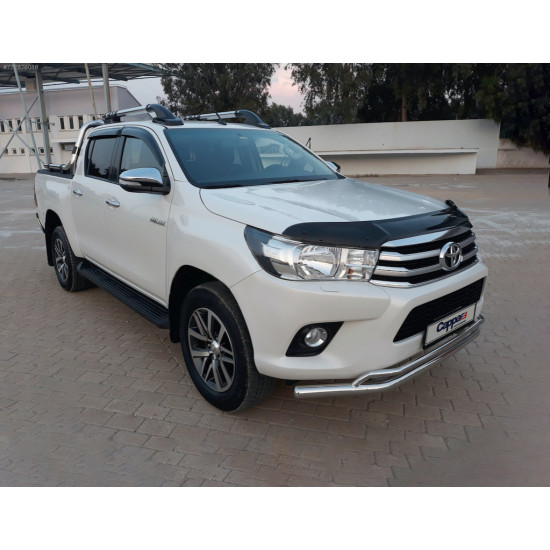 Дефлектор капота 2015-2020 (EuroCap) для Toyota Hilux рр