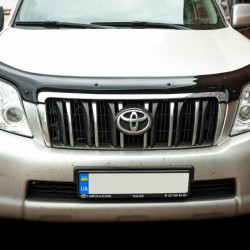 Дефлектор капота 2009-2013 (EuroCap) для Toyota Land Cruiser Prado 150