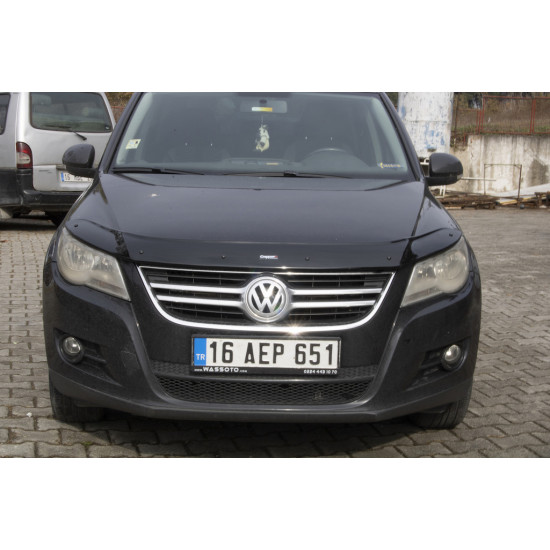 Дефлектор капоту (EuroCap) для Volkswagen Tiguan 2007-2016 рр