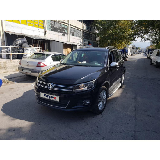 Дефлектор капоту (EuroCap) для Volkswagen Tiguan 2007-2016 рр