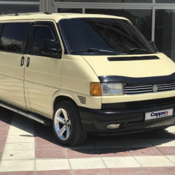 Дефлектор капоту (прямі фари) (EuroCap V1) для Volkswagen T4 Caravelle/Multivan