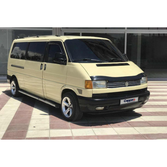 Дефлектор капоту (прямі фари) (EuroCap V1) для Volkswagen T4 Caravelle/Multivan