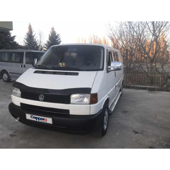 Дефлектор капоту (прямі фари) (EuroCap V1) для Volkswagen T4 Caravelle/Multivan