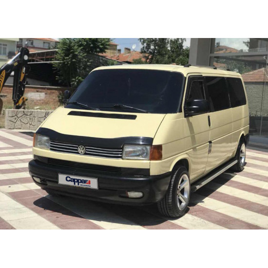 Дефлектор капоту (прямі фари) (EuroCap V1) для Volkswagen T4 Caravelle/Multivan