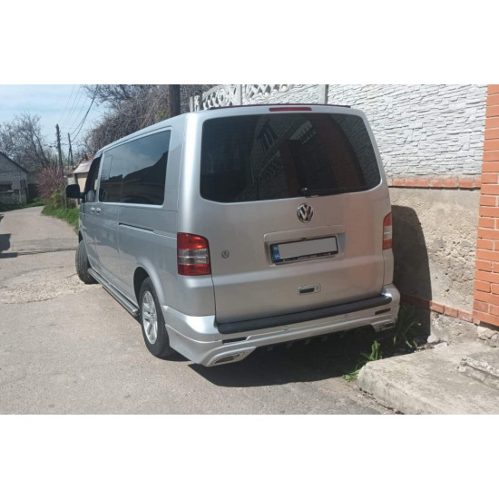 Накладка на задній бампер EuroCap (ABS) для Volkswagen T5 Transporter 2003-2010 рр