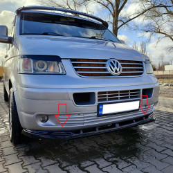 Передня лип накладка (ABS) для Volkswagen T5 Transporter 2003-2010 рр