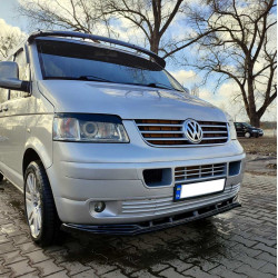 Передня лип накладка (ABS) для Volkswagen T5 Transporter 2003-2010 рр