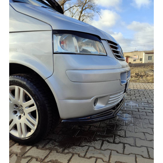 Передня лип накладка (ABS) для Volkswagen T5 Transporter 2003-2010 рр