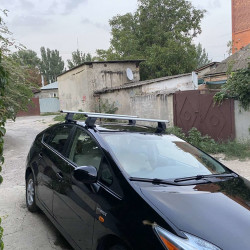 Перемички на гладку дах (2 шт, Asaf V4) для Toyota Prius 2009-2015 рр