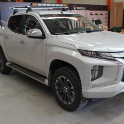 Перемички на гладку дах (2 шт, Asaf V4) для Mitsubishi L200 2015-2024 рр