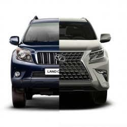 Комплект рестайлінгу в Lexus GX460 2020 року для Toyota Land Cruiser Prado 150