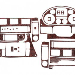 Накладки на панель (під дерево) для DAF XF95 2002-2006
