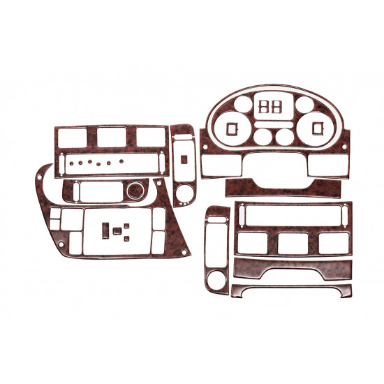 Накладки на панель (під дерево) для DAF XF95 2002-2006