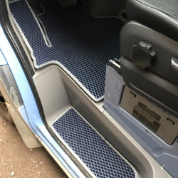 Килимки на пороги (3 шт, EVA, чорні) для Volkswagen Crafter 2006-2017рр