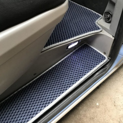 Килимки на пороги (3 шт, EVA, чорні) для Volkswagen Crafter 2006-2017рр