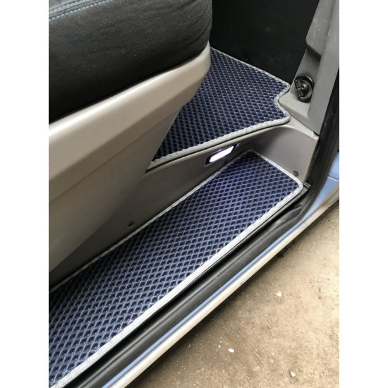 Килимки на пороги (3 шт, EVA, чорні) для Volkswagen Crafter 2006-2017рр Килимки на пороги (3 шт, EVA, чорні) для Volkswagen Crafter 2006-2017рр