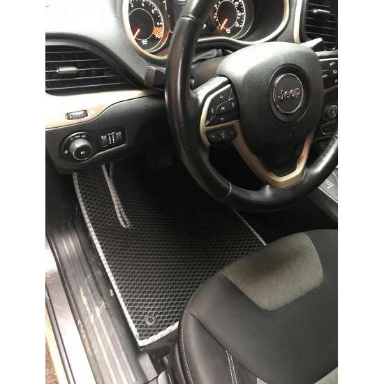 Килимки EVA (чорні) для Jeep Cherokee KL 2013-2024 рр
