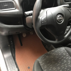 Килимки EVA (цегляні, передні) для Fiat Doblo II 2010-2022 рр