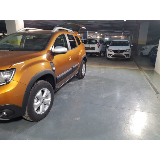 Молдинги V1 (4 шт, ABS) EuroCap - Туреччина для Dacia Duster 2018-2024 рр Молдинги V1 (4 шт, ABS) EuroCap - Туреччина для Dacia Duster 2018-2024 рр