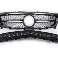 Передня решітка 2011-2014 (Diamond Silver) для Mercedes CLS C218 рр