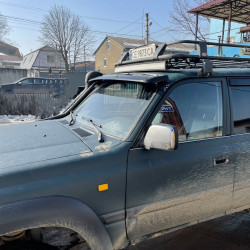 Козирок на лобове скло для Toyota Land Cruiser 80