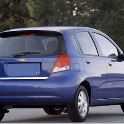 Кромка багажника (нерж.) Sedan для Chevrolet Aveo T200 2002-2008 рр