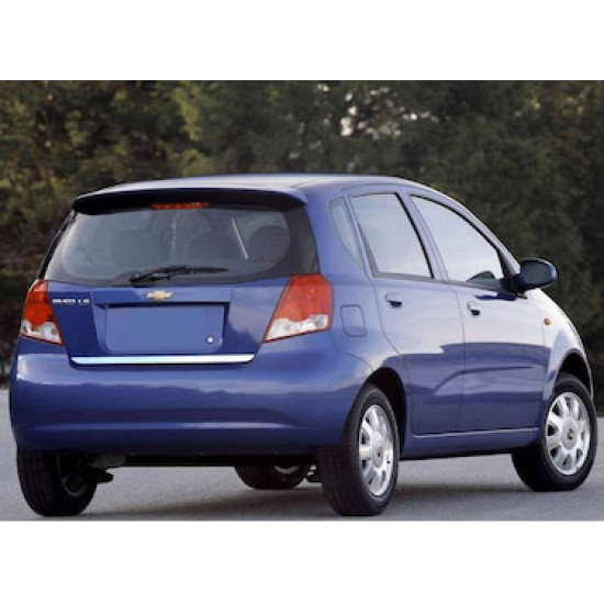 Кромка багажника (нерж.) Sedan для Chevrolet Aveo T200 2002-2008 рр