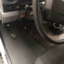 Килимки EVA (чорні) Передні (2 шт) для Toyota Land Cruiser 70