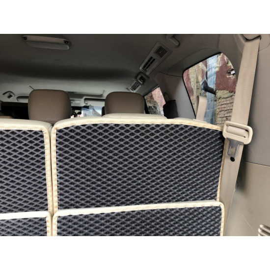 Килимок багажника 5 частин (EVA, чорний) для Nissan Patrol Y62 2010-2024 рр