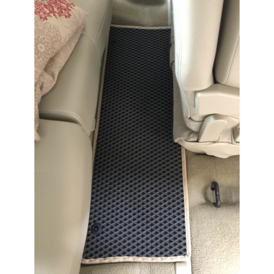 Килимки салону 3 ряди (EVA, чорний) для Nissan Patrol Y62 2010-2024 рр Килимки салону 3 ряди (EVA, чорний) для Nissan Patrol Y62 2010-2024 рр