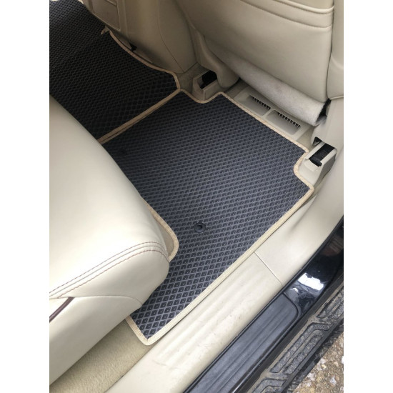 Килимки салону 3 ряди (EVA, чорний) для Nissan Patrol Y62 2010-2024 рр Килимки салону 3 ряди (EVA, чорний) для Nissan Patrol Y62 2010-2024 рр