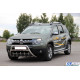 Кенгурятник з написом WT004 (нерж.) для Renault Duster 2008-2017 рр