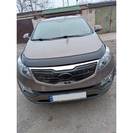 Зимова решітка (верхня) Матова для Kia Sportage 2010-2015 рр