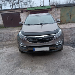 Зимова решітка (верхня) Матова для Kia Sportage 2010-2015 рр