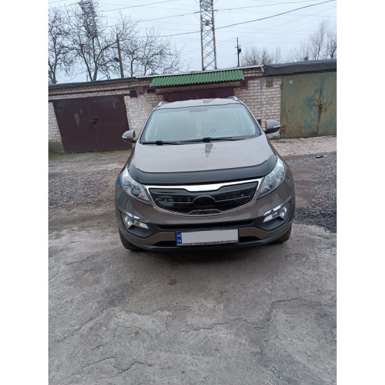 Зимова решітка (верхня) Матова для Kia Sportage 2010-2015 рр