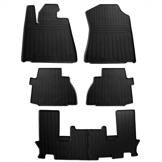 Гумові килимки (3 ряди, Stingray Premium) для Toyota Sequoia Гумові килимки (3 ряди, Stingray Premium) для Toyota Sequoia