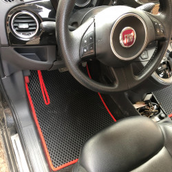 Килимки EVA 500 (чорні) для Fiat 500/500L