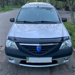 Дефлектор капота (EuroCap) для Dacia Logan I 2005-2008 рр