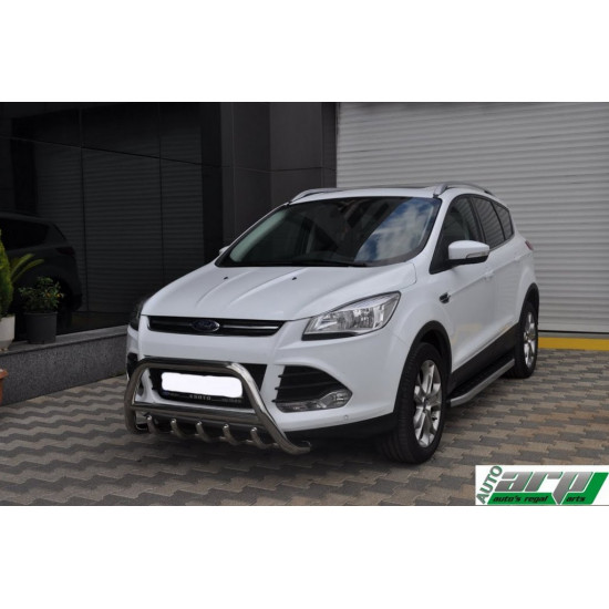 Кенгурятник WT003 (нерж.) для Ford Kuga/Escape 2013-2019 рр