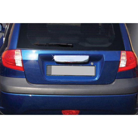 Накладка над номером (2006-2024, нерж) для Hyundai Getz